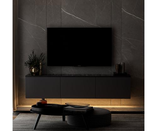 TV laud Neon valaistu - Antrasiittipunainen