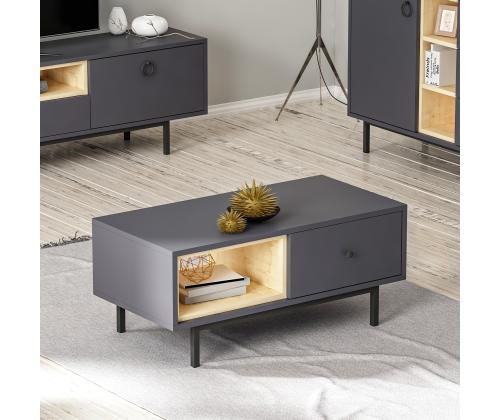 Sohvapöytä Naturel - Antrasiitti