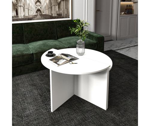 Sohvapöytä Dolunay - Valkoinen