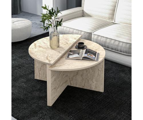 Sohvapöytä Dolunay - Travertiini