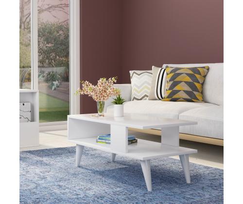 Sohvapöytä Ayca - Valkoinen