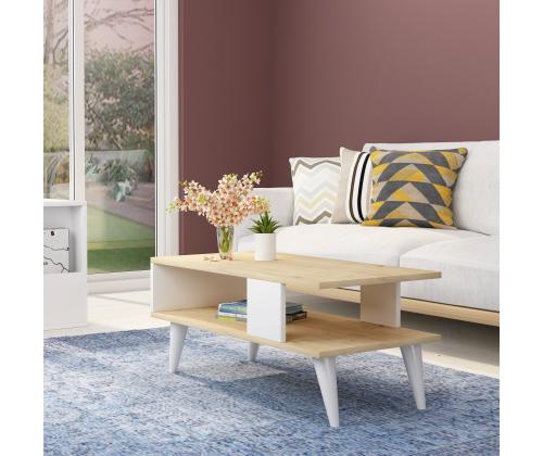 Sohvapöytä Ayca - Sapphire, Valkoinen