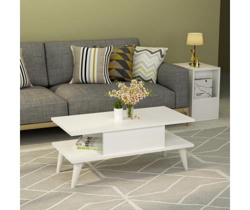 Sohvapöytä Beta - Valkoinen