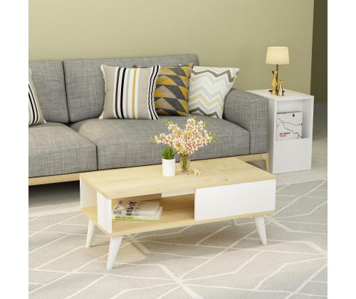 Sohvapöytä Seul - Sapphire, Valkoinen
