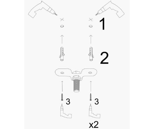 Valaisimet Kukka - 174-A