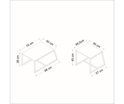 Sohvapöytä Minimal - Antrasiitti