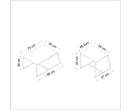 Sohvapöytä Minimal - Valkoinen