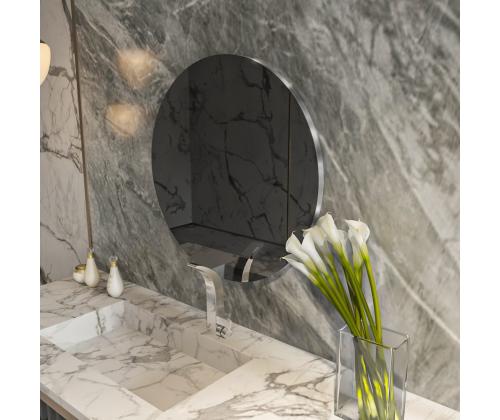 Peili Oneas - Tummanharmaa, hopea