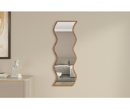 Peili Safi - Valkoinen, pähkinäpuu