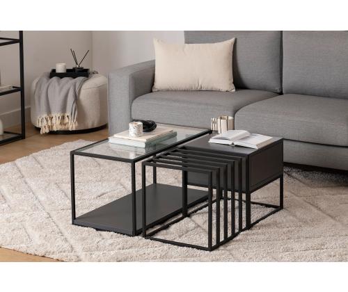 Sohvapöytä Charlotte - Musta