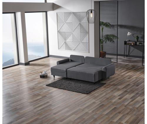 Sohva Flavia - Tummanharmaa