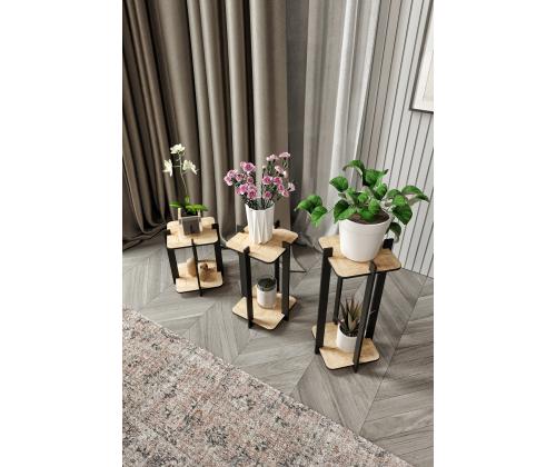 Kukkapöytä neliö - tammi