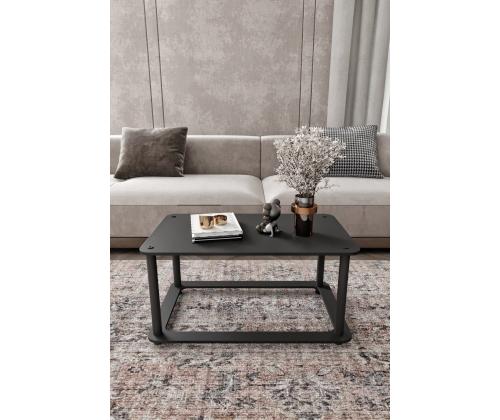 Sohvapöytä Hole Rect - Musta