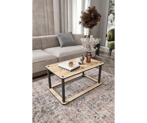 Sohvapöytä Hole Rect - Tammi