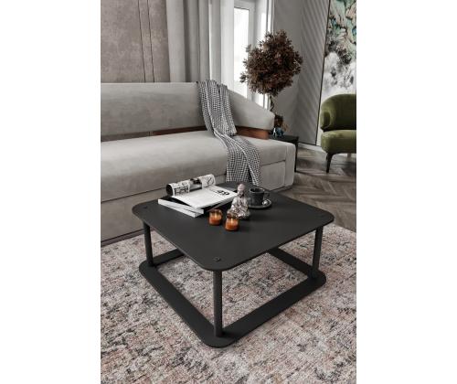 Sohvapöytä Hole Square - Musta