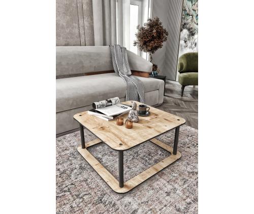 Sohvapöytä Hole Square - Tammi