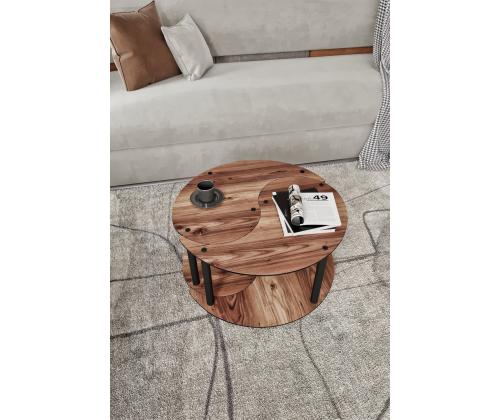 Sohvapöytä Yin Yang 2 - Pähkinä