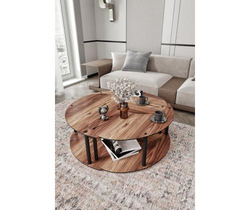 Sohvapöytä Yin Yang 3 70 - Pähkinäpuu