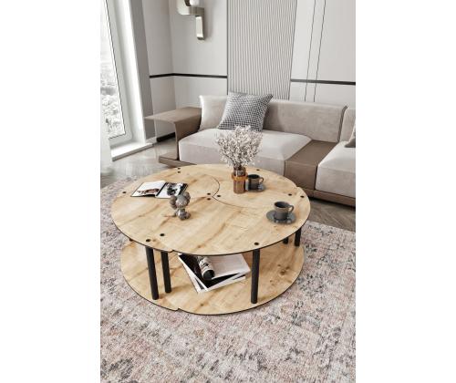 Sohvapöytä Yin Yang 3 70 - Tammi