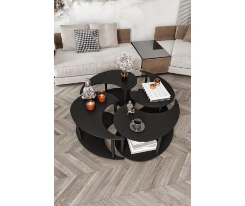 Sohvapöytä Yin Yang 4 70 - Musta