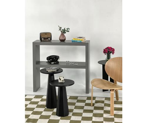 Sohvapöytä Lilyum (57 + 47) - Musta