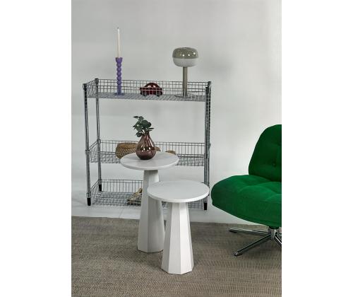 Sohvapöytä Lilyum (57 + 47) - Valkoinen