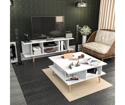 Sohvapöytä Akya Sohvapöytä - Valkoinen