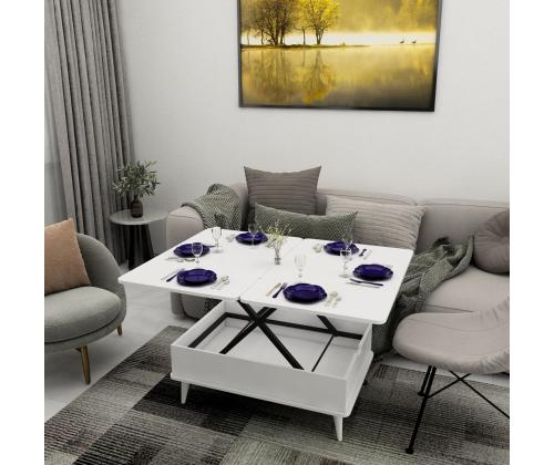 Sohvapöytä Dy Ada - Valkoinen