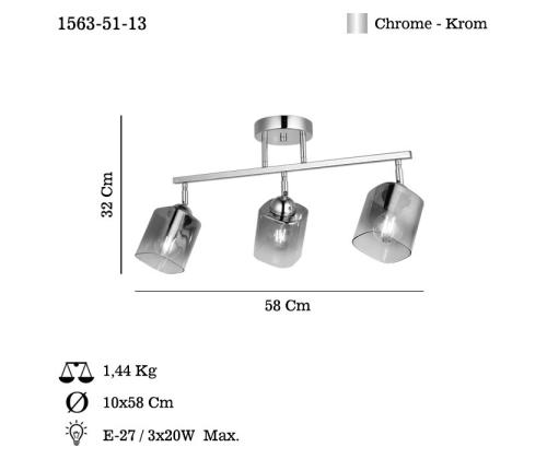 Valaisimet Rayo - 51-13