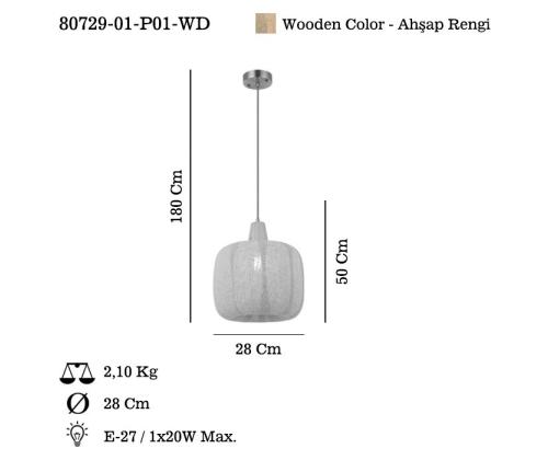 Valaisimet Tormes - 01-P01-WD