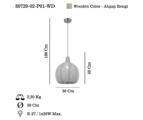 Valaisimet Tormes - 02-P01-WD