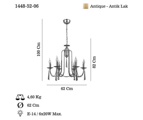 Valaisimet Kontes - 52-06