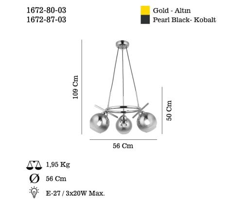 Valaisimet Bena - 80-03