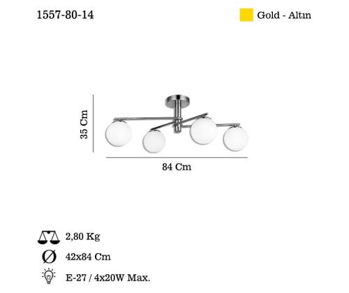 Valaisimet Boomerang - 80-14