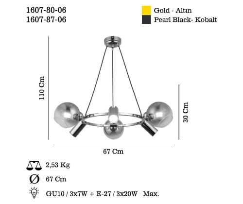 Valaisimet Zerde - 80-06