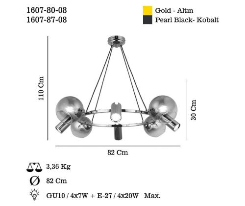 Valaisimet Zerde - 80-08