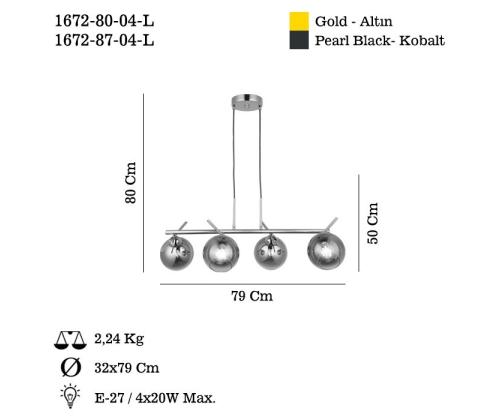 Valaisimet Bena - 87-04-L