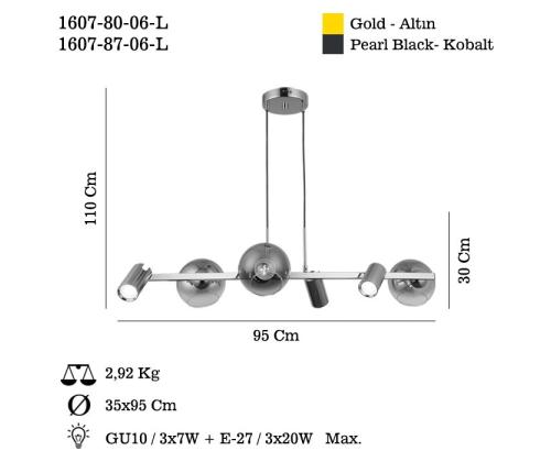 Valaisimet Zerde - 87-06-L