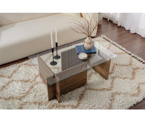 Sohvapöytä Vetrino - Venezia pähkinäpuu