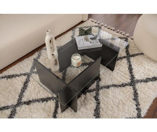 Sohvapöytä Vetrino - Puu Musta