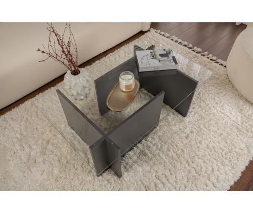 Sohvapöytä Vetrino - Antrasiitti