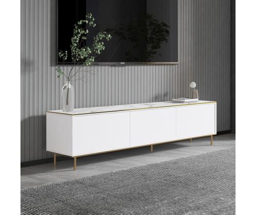 TV-pöytä Imaj - Marmori, Valkoinen