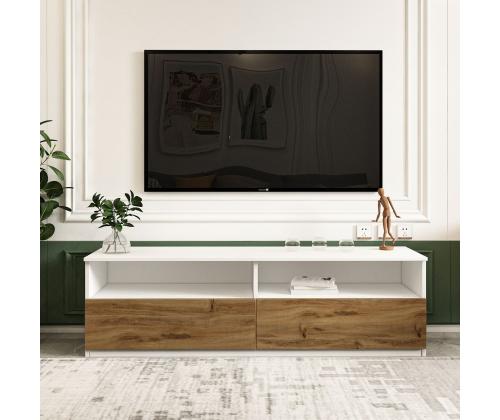 TV laud Centra - Valkoinen, Luonnollinen