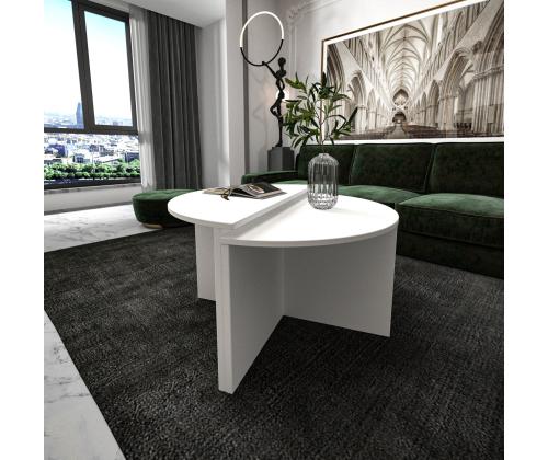 Sohvapöytä Dolunay - Valkoinen