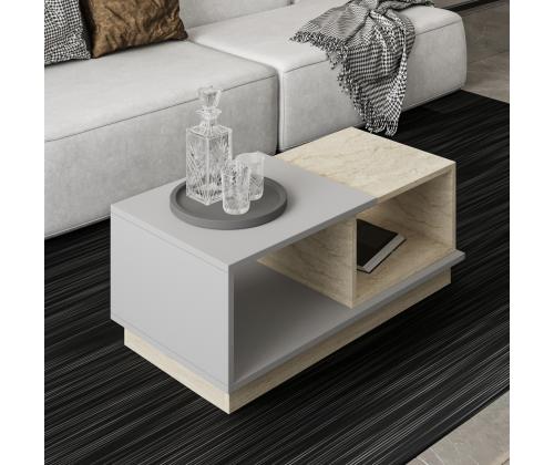 Sohvapöytä Consept - Travertiini, harmaa