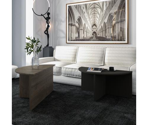 Sohvapöytä Dolunay - Pähkinä, Antrasiitti