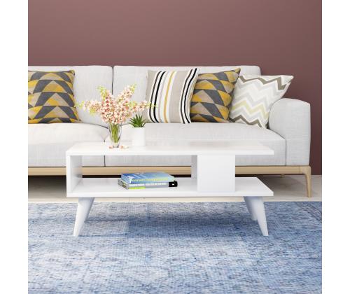 Sohvapöytä Ayca - Valkoinen