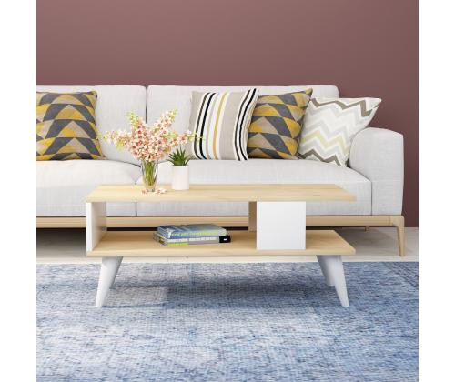 Sohvapöytä Ayca - Sapphire, Valkoinen