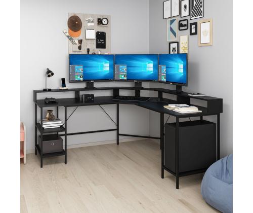 Työpöydän teho - Musta