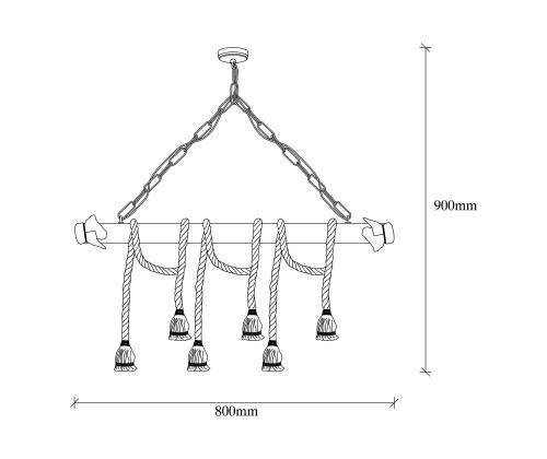 Valaisimet Erebos - 113-A